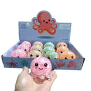 1PCS Glowing Light Squid Vent Ball Squeeze Toys Decompression Toy Bubble Octopus Ball Stress Relief Toy Gift for Kids