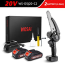 WOSAI 20V MT-Series 6 Inch Brushless chain saw Cordless Mini Handheld Pruning Saw Portable Woodworking Electric Saw Cutting Tool