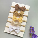 5Pcs/Set Baby Headband Bows For Girls Headbands Children Elastic Hair Bands New Born Hairband Soft Toddler Cute Accessories