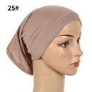Ramadan Undercap Head Cover for Jewish Instant Jersey Bonnet Hijab Turbans for Women Muslim Fashion Inner Cap Turbante Capelli