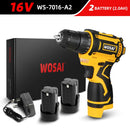 WOSAI 16V MAX Brushless Cordless Drill 32N.m Electric Screwdriver 25+1 Torque Settings 2-Speeds MT-Series Power Tools
