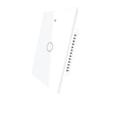 MOES Smart Glass Panel Switch Smart Life/Tuya App Multi-Control Association, Voice Control with Alexa,Google Home,1/2/3/4 Gang