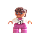 Big Size Action Figures City Princess Policemen Family Building Block Doll Character Accessory Toys Assembly Children Kids Gift