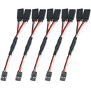 5pcs/lot 100/150/200/300/500mm RC Servo Y Extension Cord Cable Lead Wire For RC Servo JR Futaba RC Airplane Helicopter Car DIY