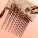 New 13Pcs Makeup Brush Set Makeup Concealer Brush Blush Loose Powder Brush Eye Shadow Highlighter Foundation Brush Beauty Tools
