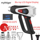 Heat Gun 2000W Professional Hot Air Gun with 2 Temperature Modes Hands-Free Stand Built-in Ideal for Stripping Paints Soldering