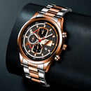 Luxury Brand Mens Watches Fashion Men Sports Stainless Steel Quartz Wrist Watch Luminous Clock Man Business Watch часы мужские