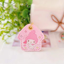 Kawaii Sanriod Accessories Kitty kuromi My Melody Cartoon Silicone Case Backpack Pendant Keychain Anime Toys for Girls Gifts