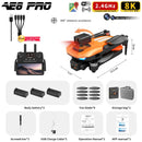 AE8 Pro Max Drone 8k Professional Dual Camera GPS Positioning 360° Obstacle Avoidance Quadcopter Brushless RC airplane toy 249g