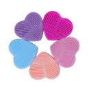 Makeup Brush Cleaner Washing Brush Pad Cleaning Mat Cosmetic Brush Cleaner Universal Make up Tool Scrubber Box