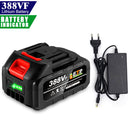 Rechargeable Lithium Ion Battery.for Makita interface.7500mAh Lithium Battery.15000mAh Lithium Battery.22500mAh Battery.EU Plug