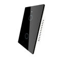 MOES Smart Glass Panel Switch Smart Life/Tuya App Multi-Control Association, Voice Control with Alexa,Google Home,1/2/3/4 Gang