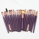 20Pcs Makeup Brushes Set for Eye Shadow Foundation Powder Eyeliner Eyelash Cosmetict for Face Make Up Brush Tools