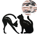 2/4/10 pcs Cat Line Eyeliner Stencils Black Pro Eye Makeup Tool Eye Template Shaper Model Easy To Make Up Simple Tool Set Guide