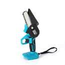 4 Inch/6 Inch Mini Electric Saw Chainsaw Fruit Tree Woodworking Garden Tools Hand Held Wood Cutters For Makiita 18V Battery