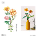 Fomantic Flower Bouquet Building Block Bricks Anime Figure Toys Friends Pricness Kit Set Gift for Girl Friend Simulation Rose