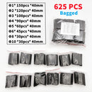 2:1,Heat Shrink Tubing,127/135/164/328/530/625 PCS,Insulated Polyolefin Sheathed,Electronic DIY Kit,Electrical Connection Tubing