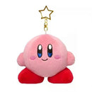 Kirby Keychain Kawaii 12Cm Cartoon Pink Star Keyring Soft Stuffed Plush Toys Cute Gifts Plushies For Girls Friends Childrens
