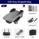 XKJ 2022 New E99 RC Mini Drone 4K 1080P 720P Dual Camera WIFI FPV Aerial Photography Helicopter Foldable Quadcopter Dron Toys