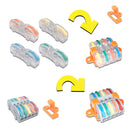 Mini Fast Wire Cable Connectors Universal Compact Conductor Spring Splicing Wiring Connector Push-in Terminal Block P421 F12
