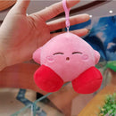 Kirby Keychain Kawaii 12Cm Cartoon Pink Star Keyring Soft Stuffed Plush Toys Cute Gifts Plushies For Girls Friends Childrens