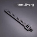 1PC 4/5/6mm Leather Black Round Hole Row Punch Tool DIY Round Stitching Punch Sewing Stitching Punch Carving Work Saddle Set