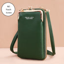 Women Bags Soft Leather Wallets Touch Screen Cell Phone Purse Crossbody Shoulder Strap Handbag for Female Cheap Women&