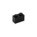100pcs DIY Building Blocks Thick Figures Bricks 1x2Dots Educational Creative Size Compatible With 3004 Plastic Toys for Children