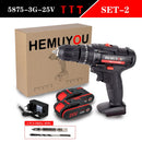 Cordless Screwdriver Electric Screwdriver Cordless Drill Power Tools Handheld Drill Lithium Battery Charging Drill + Battery