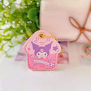 Kawaii Sanriod Accessories Kitty kuromi My Melody Cartoon Silicone Case Backpack Pendant Keychain Anime Toys for Girls Gifts