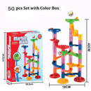 142 Pcs Marble Run Building Blocks Marbles Slide Toys For Children DIY Creativity Constructor Educational Toys Children Gift