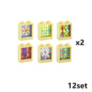 Thick Wall Figures Bricks Compatible 98283 15533 DIY 1x2 1x3 1x4 1+2 Dots Building Blocks Educational House Contruction Toys