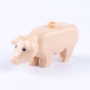 MOC City Animal Building Block Figures Goat Sheep Dog Lion Panda Cheetah Parrot DIY Farm Street View Accessories Bricks Toy Gift