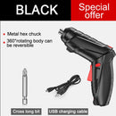 Electric Screwdriver Battery Rechargeable Cordless Screwdriver Powerful Impact Wireless Screwdriver Drill Electric Screw Driver