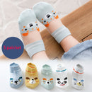 Cotton Baby Short Socks 5 Pairs Toddler Boys Girls Summer Mesh Thin Sock Kids Children Colorful Socks 5 pairs WMF043