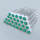 50pcs Reusable Eyelash Brush Tube Eye Lash Brush Eyebrow Brush Resin Drill Replaceable Mascara Wand Brushes Dust-proof