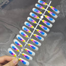 24Tips/Set Matte Super Long Coffin False Nail Artificial Fingernails Fake Nails Nail Beauty Finger Manicure Free Shipping Items