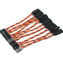 10pcs 10 / 15 / 30 / 50 / 100cm Servo Extension Cable 30 / 60coreFor Futaba JR Anti-interference Servo For RC Helicopter Part/