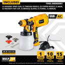 DEKO DKSG SERIES HVLP 800 ML & 3 NOZZLES HIGH POWER ELECTRIC PAINT SPRAYER PAINT GUN PNEUMATIC GUN AIR BRUSH HOME DIY