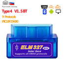 OBD2 Mini Scanner ELM327 Bluetooth V2.1 for Android Torque ELM327 V1.5 PIC18F25K80 Code Reader Car Scanner Auto Diagnostic Tool