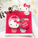 Kawaii Sanriod Accessories Kitty kuromi My Melody Cartoon Silicone Case Backpack Pendant Keychain Anime Toys for Girls Gifts