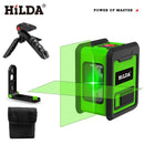 2 Lines Laser Level Self Levelling Green Beams Laser Horizontal & Vertical Cross-Line