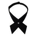 Crisscross bow tie fashionsolid color detachable collar jk Apparel Accessories