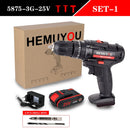 Cordless Screwdriver Electric Screwdriver Cordless Drill Power Tools Handheld Drill Lithium Battery Charging Drill + Battery