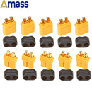 10 x Amass XT60+ XT60H XT30U XT90H Plug Connector With Sheath Housing 5 Male 5 Female (5 Pair )