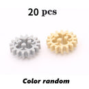 MOC Gear Series Gear Rotating Platform Gear Rack and Gear Differential High-tech Parts Small Particles Building Blocks Toys