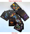 New Pokemon Cards Metal Gold Silver Vmax GX Card Box Charizard Pikachu Rare Collection Battle Trainer Card Children Toys Gift