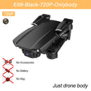 XKJ 2022 New E99 RC Mini Drone 4K 1080P 720P Dual Camera WIFI FPV Aerial Photography Helicopter Foldable Quadcopter Dron Toys