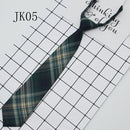 Shirt Necktie Women College Style JK Plaid Uniform Detachable Collars Removable Ties Apparel Accessories галстук женский