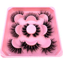 2022 New 5 pairs natural false eyelashes fake lashes long makeup 3d mink lashes eyelash extension mink eyelashes short eyelashes